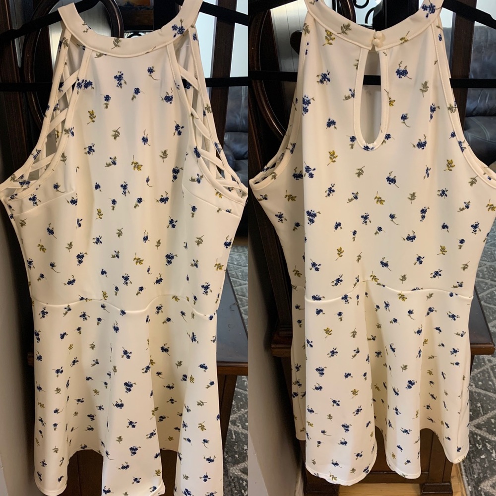 No Boundaries fit and flair dress (XL/15-17)